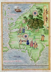 Fol.32v Le Commerce des épices aux Moluques, de 
